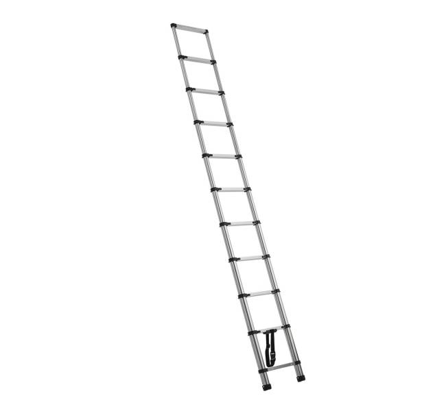 Teleskopinės nerūdijančio plieno kopėčios 3,7 m10