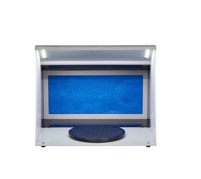 Nešiojama aerografo purškimo kabina su dvigubais ventiliatoriais8