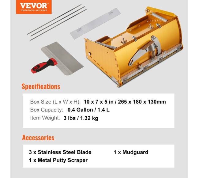 Gipso glaistymo dėžė, 25 cm pločio6