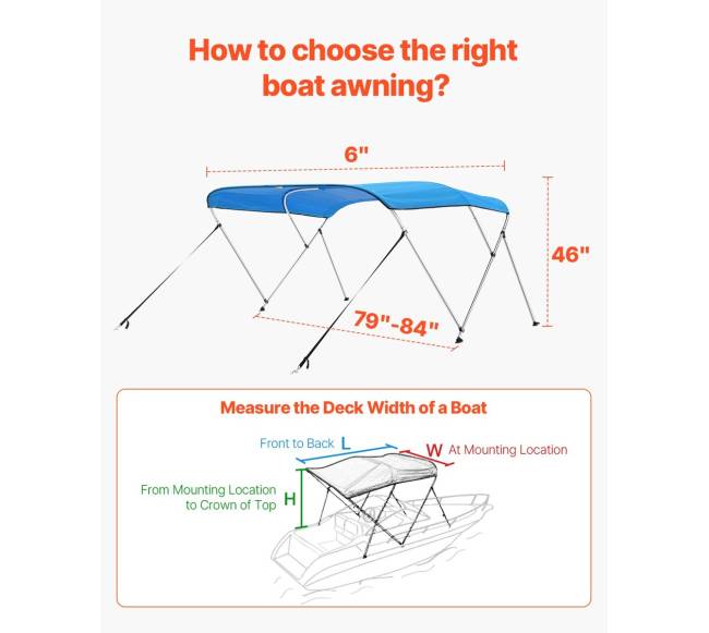 3 lankų valtis bimini viršūnė tentas4