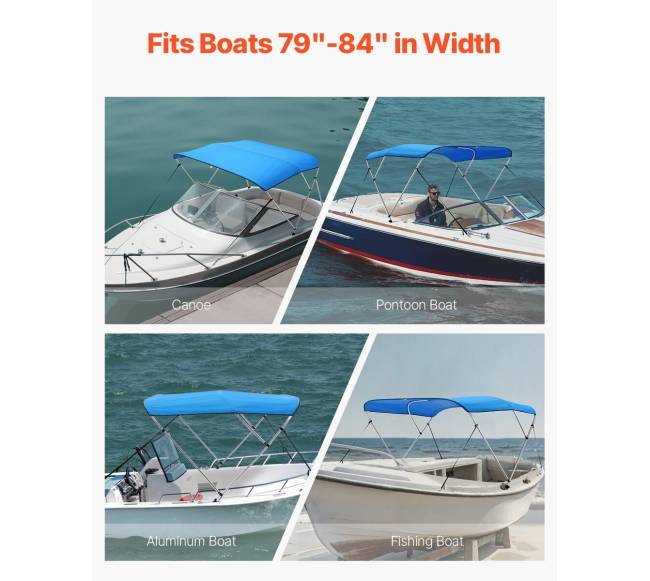 3 lankų valtis bimini viršūnė tentas5