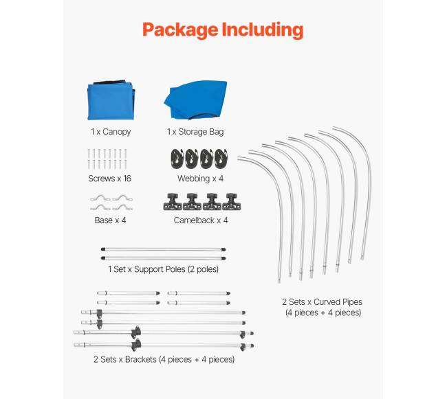 Valties kupolas su 4 lankais, pacific mėlyna6