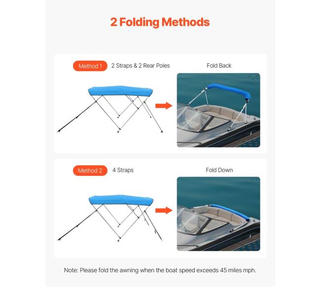3 lankų bimini laivo tentas mėlynas3