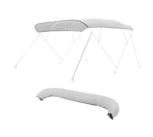 4 lankų valties tentas 244 cm x (231-244 cm)8