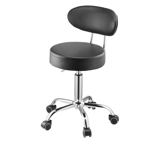 Reguliuojama dirbtuvinė kėdė su atlošu ir ratukais0