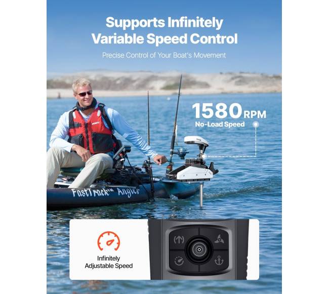 55 lb 12V elektrinis jūrinis variklis4