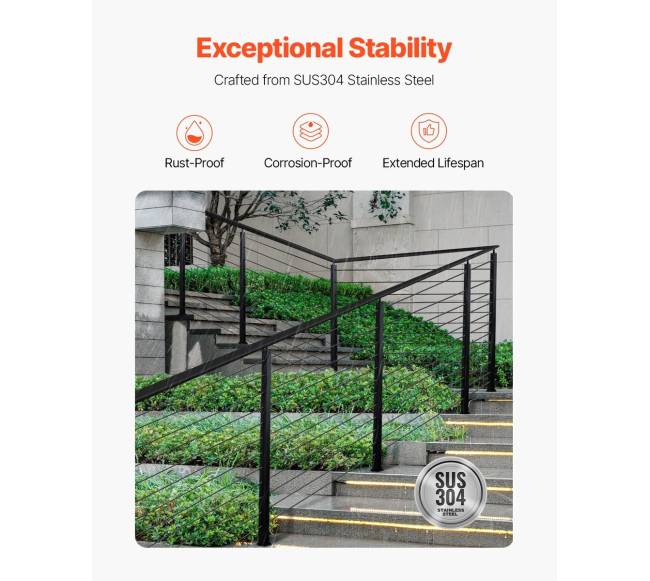 Kabelinio turėklo stulpas su 30 kampu2