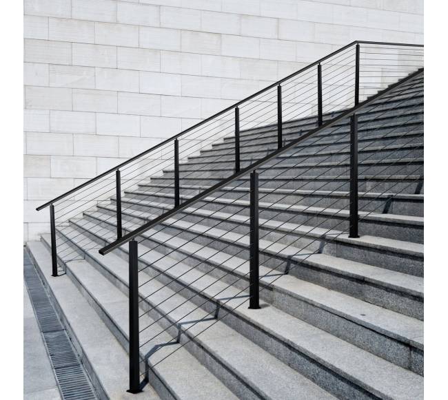 Kampuotų skylių kabelinė atrama 91x2,5x5 cm7