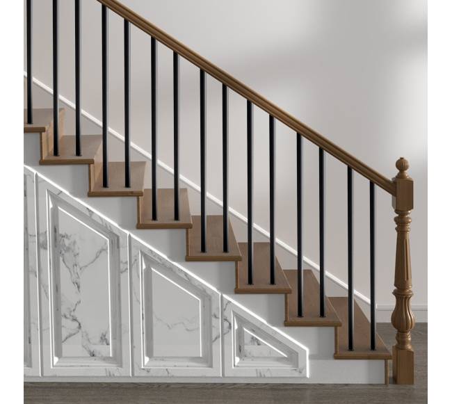 36 cm laiptų balustrai su aliuminio vreigiais7