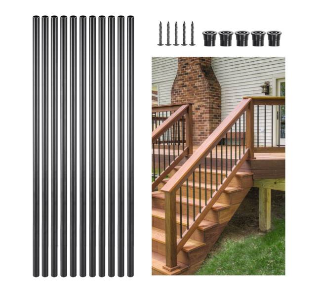 36 cm laiptų balustrai su aliuminio vreigiais8