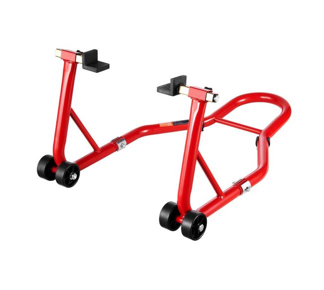 Motociklų atraminis stovas raudonas0