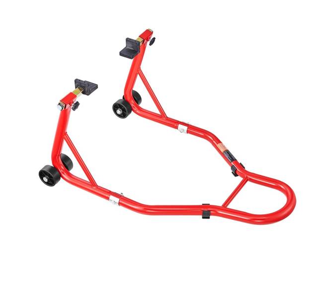 Motociklų atraminis stovas raudonas9