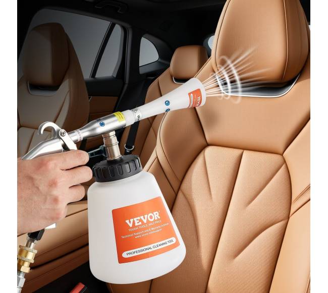 Automobilio valymo pistoletas su skysčio buteliu7