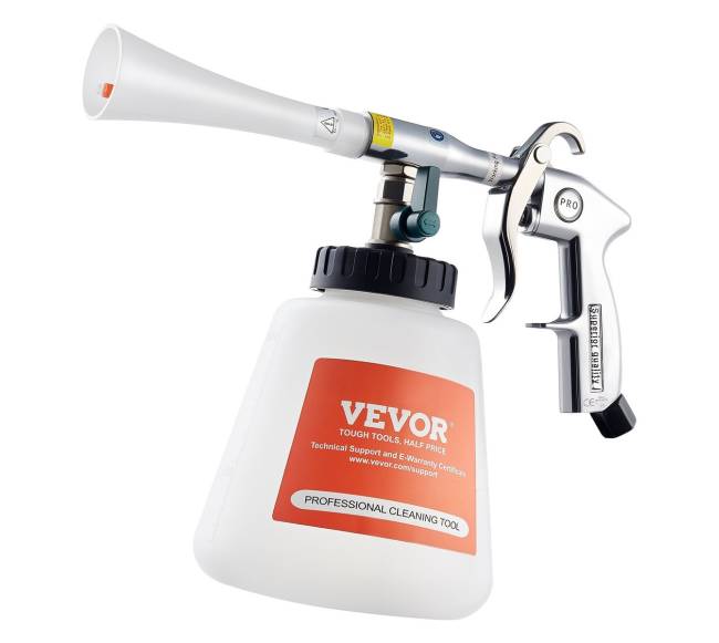 Automobilio valymo pistoletas su skysčio buteliu8