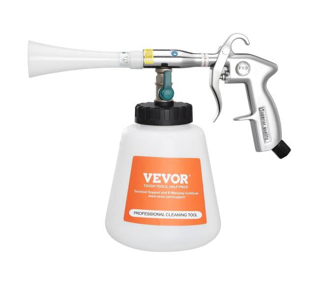 Automobilio valymo pistoletas su skysčio buteliu9