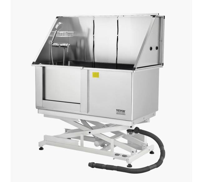 127 cm elektrinė šunų maudymo vonelė su filtru0