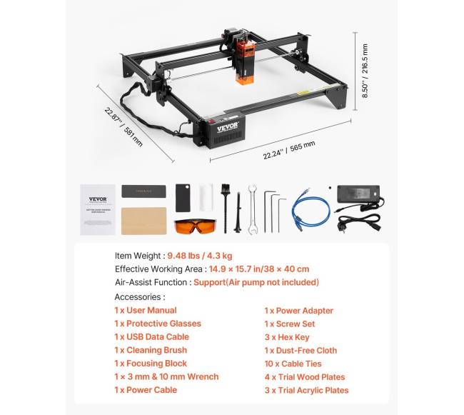 Lazerinis graviruoklis, 5W, akims apsaugoti5