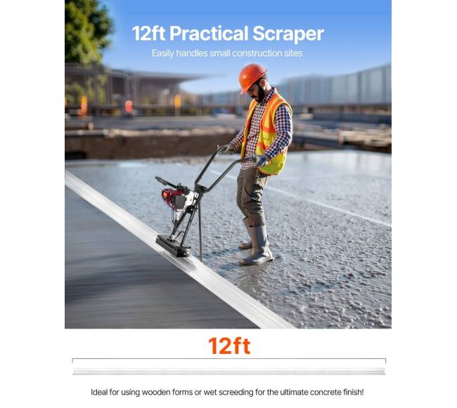 Keturciklis betono lyginimo įrankis su 365 cm mentele3