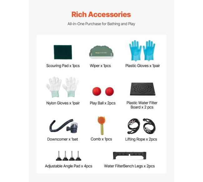 Elektrinė šunų vonia su nerūdijančio plieno filtru5