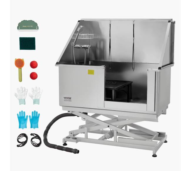 Elektrinė šunų vonia su nerūdijančio plieno filtru8