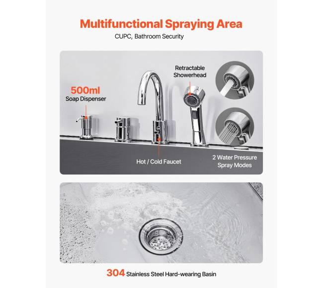 Šuns maudymo vonia nerūdijančio plieno 127 cm4