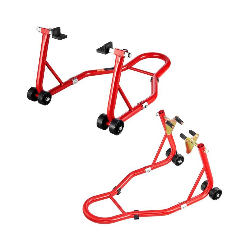 Motociklų priekio ir galinio stovo kėliklis0