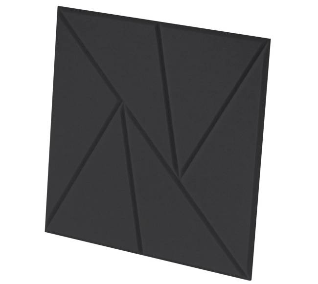18 vnt. juodų akustinių sienų plokščių rinkinys10