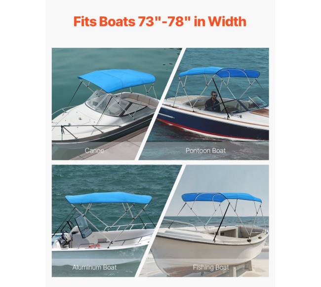 4 lankų biminio laivo uždangalas, mėlynas5