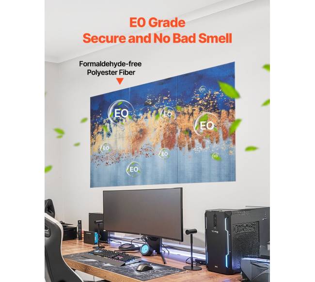 6 dalių akustinės plokštės 60 cm su lipduku3