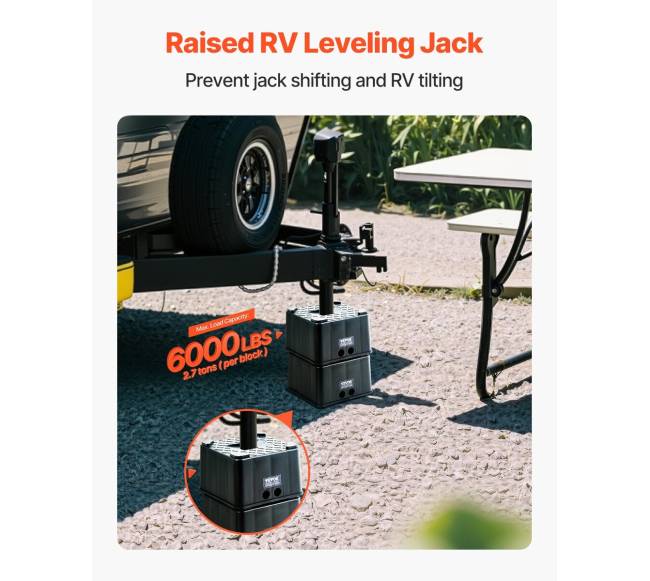 Priekabos atraminiai blokai 2 vnt 152 mm 2.7 tonos1