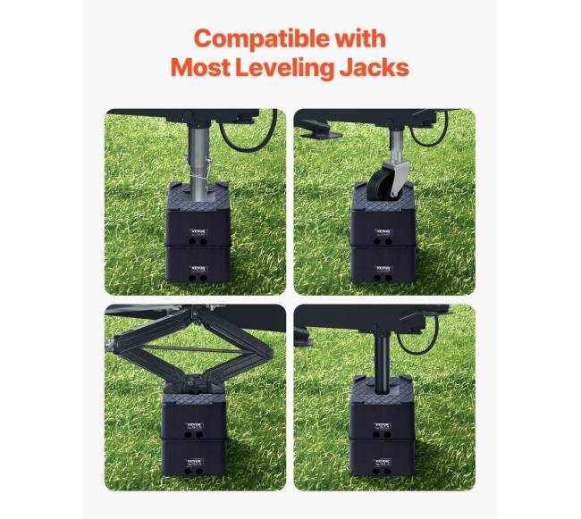 Priekabos atraminiai blokai 2 vnt 152 mm 2.7 tonos3