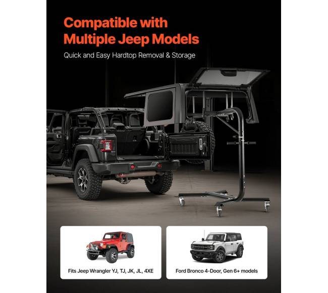 Nuimamas stogas Jeep ir Ford Bronco1