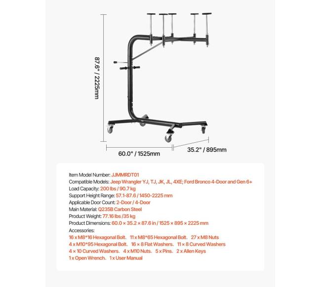 Nuimamas stogas Jeep ir Ford Bronco6