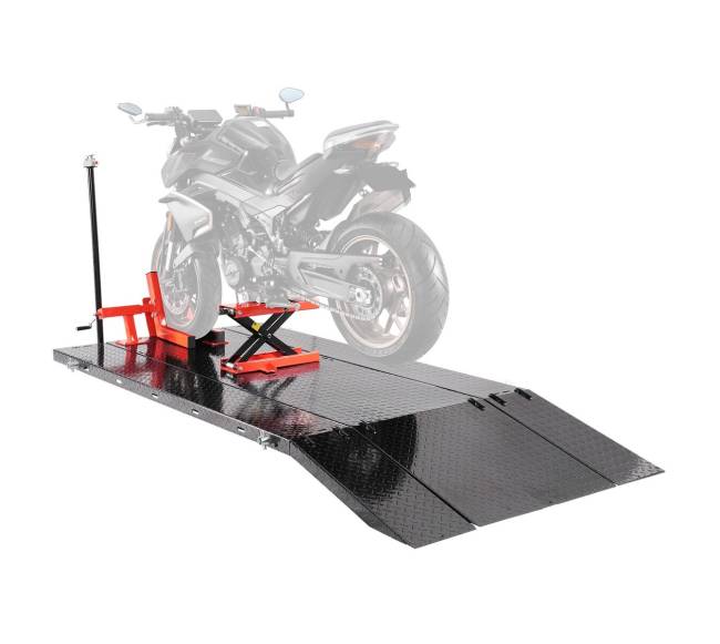 Motociklo keltuvas su pneumatinėmis funkcijomis8