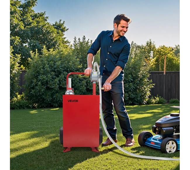 20 galonų kuro talpykla su rankiniu siurbliu7