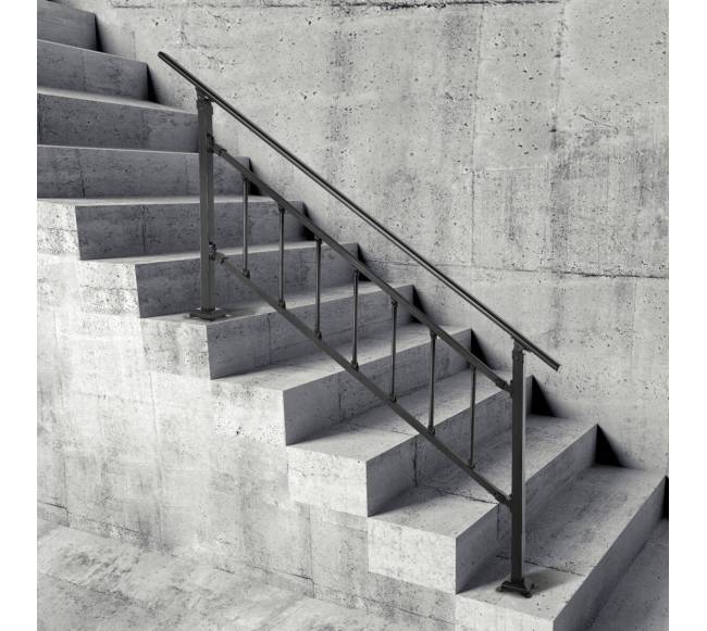 Lauko laiptų turėklai 1-4 laiptams7