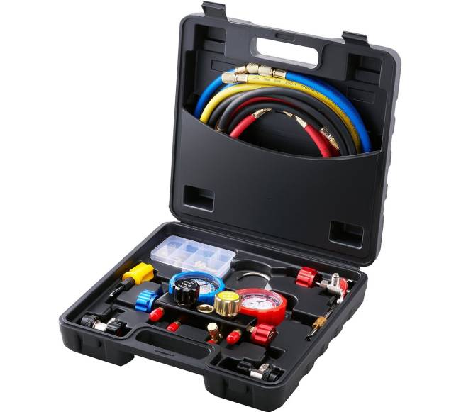 4 kanalų AC matuoklis R134A R22 R12 R410A0