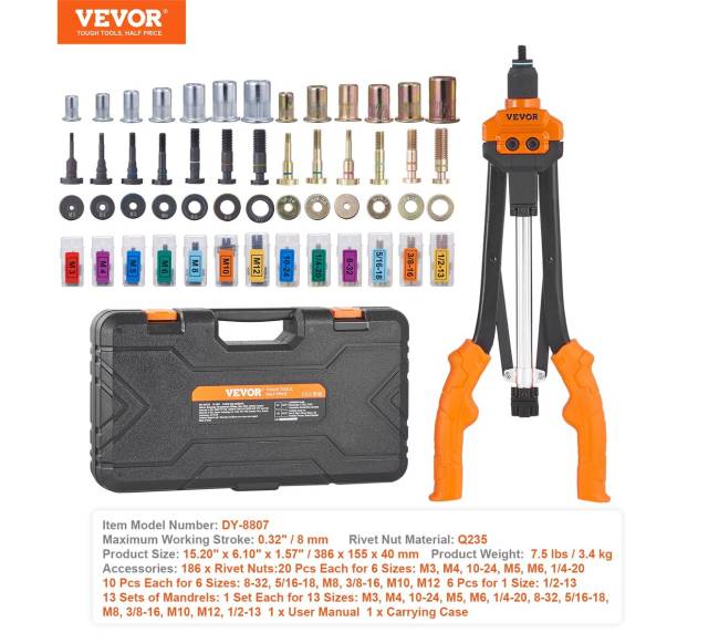 Knitiklio veržlių įrankių rinkinys 40 cm6