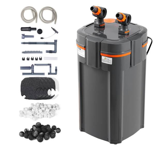 Akvariumo filtravimas su UV lempute ir tylus veikimas0