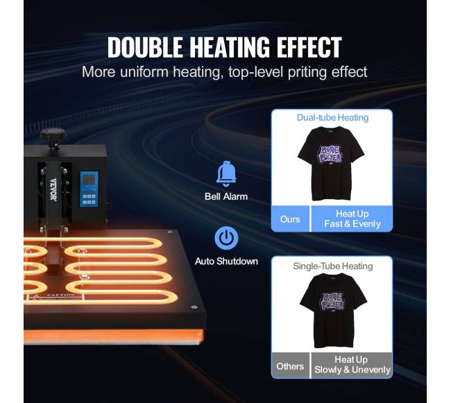 Termopresas marškinėliams 40.6 x 61 cm2