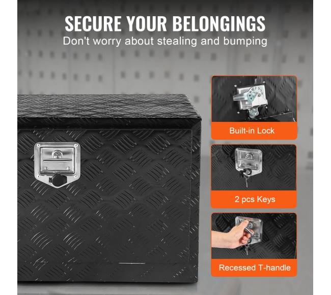 Požeminė aliuminio sunkvežimio įrankių dėžė5