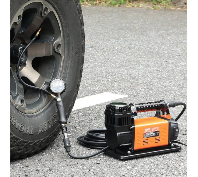 12V nešiojamas automobilių padangų kompresorius7