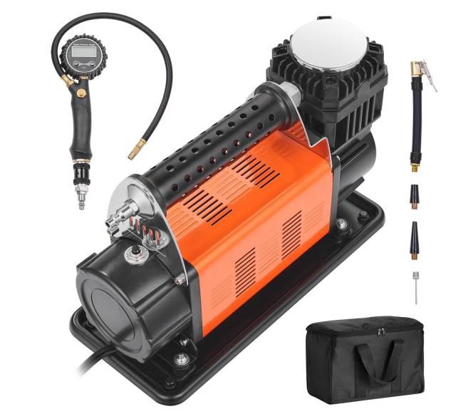 12V nešiojamas automobilių padangų kompresorius8