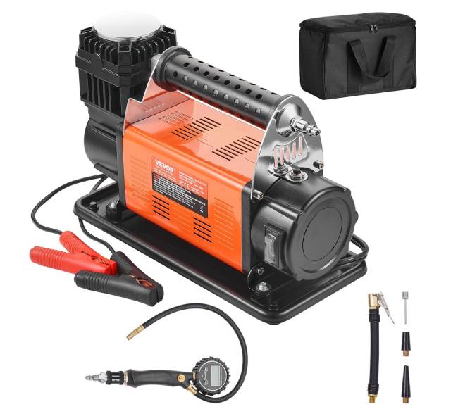 12V nešiojamas automobilių padangų kompresorius9