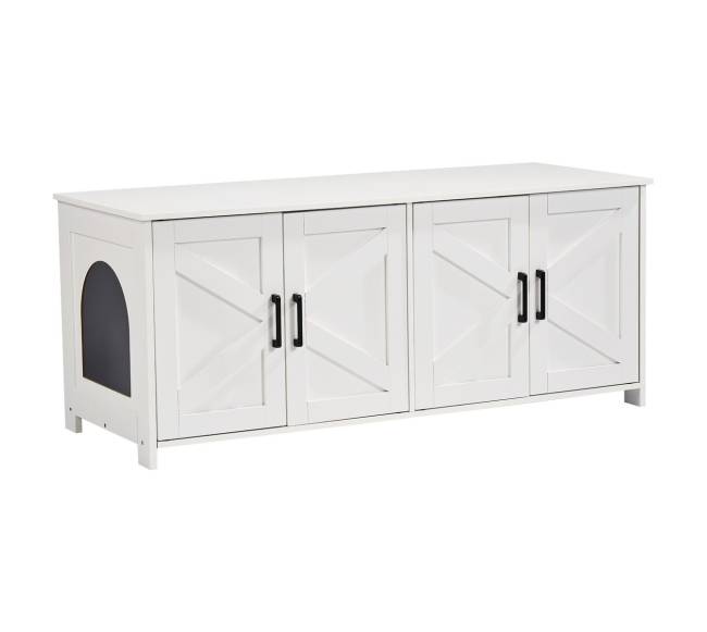 Katės kraiko dėžutės baldai su 2 erdvėmis8