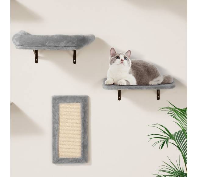 Sieninės lentynos katėms su šuolių lentomis7