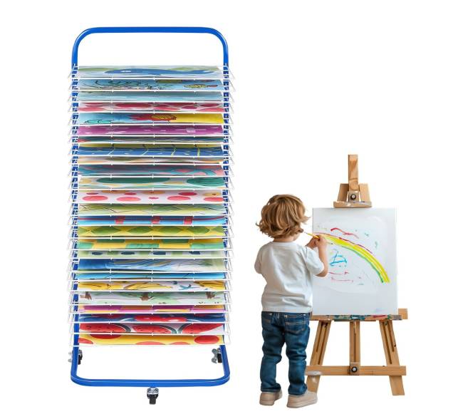 Džiovinimo lentyna dailei su ratukais0