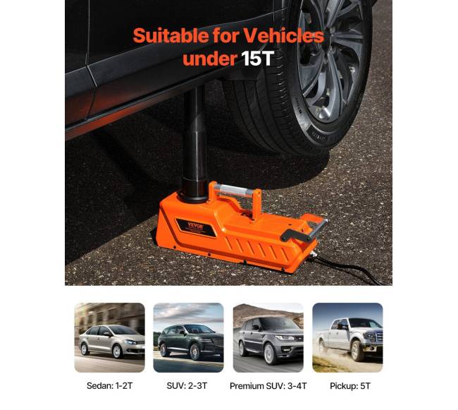 Elektrinis automobilio domkratas 15 tonų su LED apšvietimu1