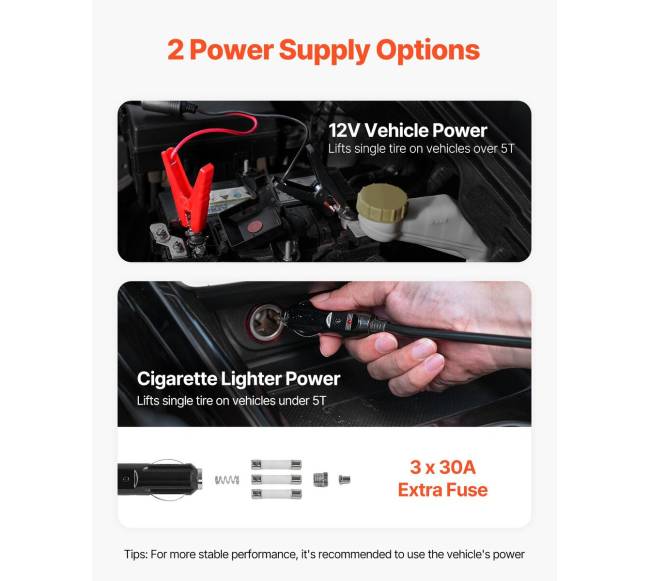 Elektrinis automobilio domkratas 15 tonų su LED apšvietimu5