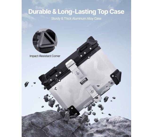 Motociklo daiktadėžė 45L su odiniu pamušalu1